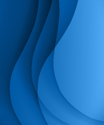 Roller blind for large window Blue waves