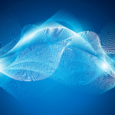 Modern roller blind Blue animation