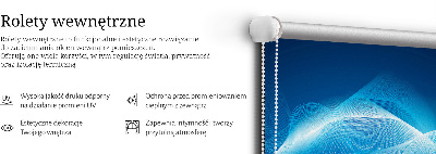 Modern roller blind Blue animation