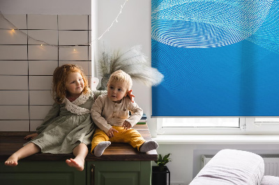 Modern roller blind Blue animation