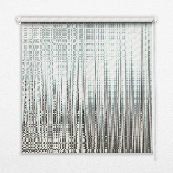 Roller blind for large window Mirror abstraction
