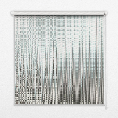 Roller blind for large window Mirror abstraction