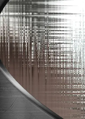 Roller blind for large window mirror abstraction print
