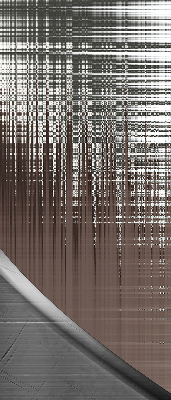 Roller blind for large window Mirror abstraction