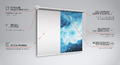 Fabric roller blind Cosmos