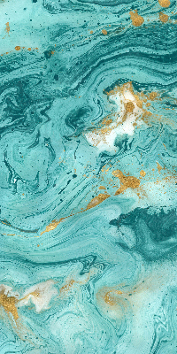 Modern roller blind Turquoise granite