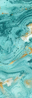 Modern roller blind Turquoise granite