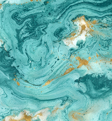 Modern roller blind Turquoise granite
