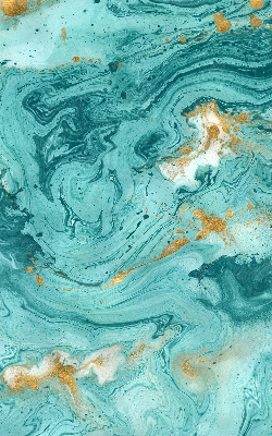 Modern roller blind Turquoise granite