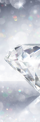 Roller blind for large window Diamonds