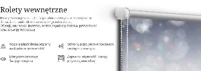 Roller blind for large windows in Diamonds pattern