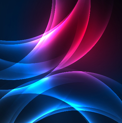 Fabric roller blind Colorful animation