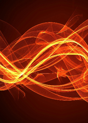 Modern roller blind Orange abstraction