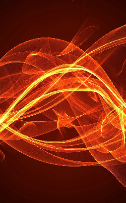Modern roller blind Orange abstraction