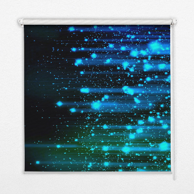 Modern roller blind Blue hail