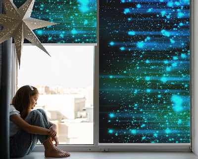 Modern roller blind Blue hail