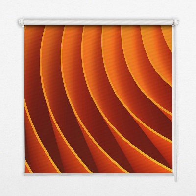Modern roller blind Orange abstraction