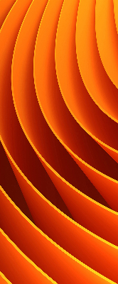 Modern roller blind Orange abstraction