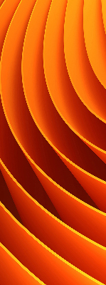 Modern roller blind Orange abstraction