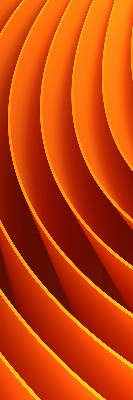 Modern roller blind Orange abstraction