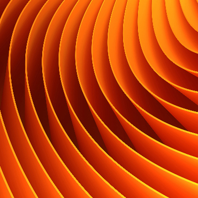 Modern roller blind Orange abstraction