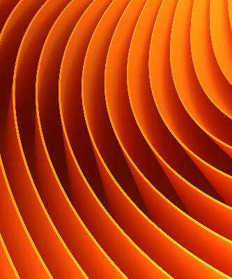 Modern roller blind Orange abstraction