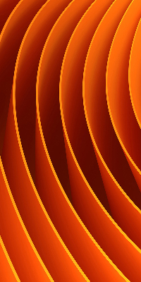 Modern roller blind Orange abstraction