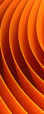 Modern roller blind Orange abstraction