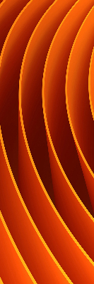 Modern roller blind Orange abstraction