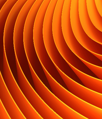 Modern roller blind Orange abstraction