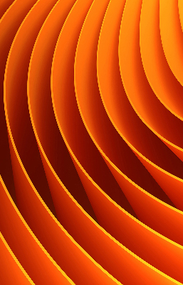 Modern roller blind Orange abstraction