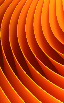 Modern roller blind Orange abstraction