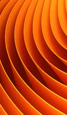 Modern roller blind with orange abstraction print