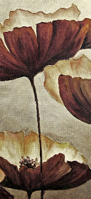Fabric roller blind Flowers