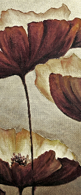 Fabric roller blind Flowers