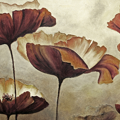 Fabric roller blind Flowers