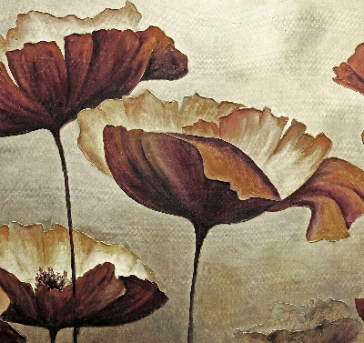 Fabric roller blind Flowers