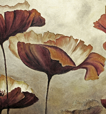 Fabric roller blind Flowers