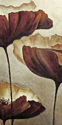 Fabric roller blind Flowers