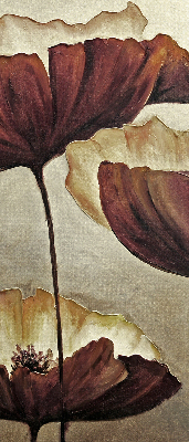 Fabric roller blind Flowers