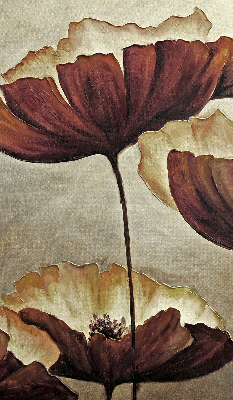 Fabric roller blind Flowers