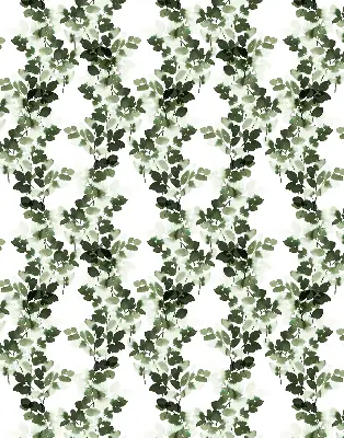 Modern roller blind leaves print