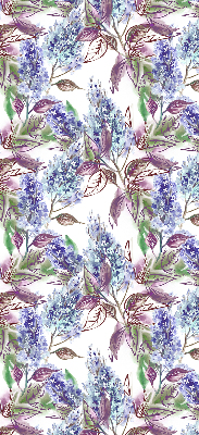 Modern roller blind Summer flowers