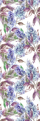 Modern roller blind Summer flowers