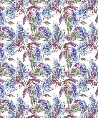 Modern roller blind Summer flowers