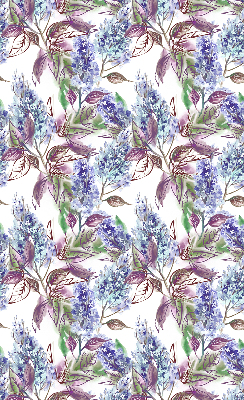 Modern roller blind Summer flowers