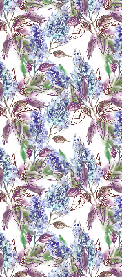 Modern roller blind Summer flowers