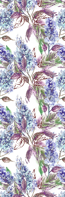 Modern roller blind Summer flowers