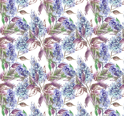 Modern roller blind Summer flowers