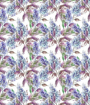 Modern roller blind Summer flowers